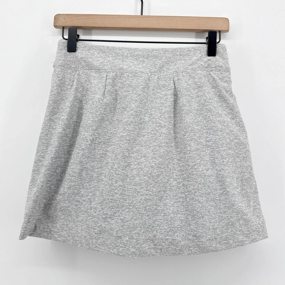 Outdoor Voices Court Skort Heather Grey Active Tenniscore Pickleball Skirt Small